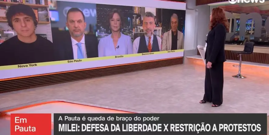 Comentaristas da GloboNews brigam ao vivo a respeito de restrições