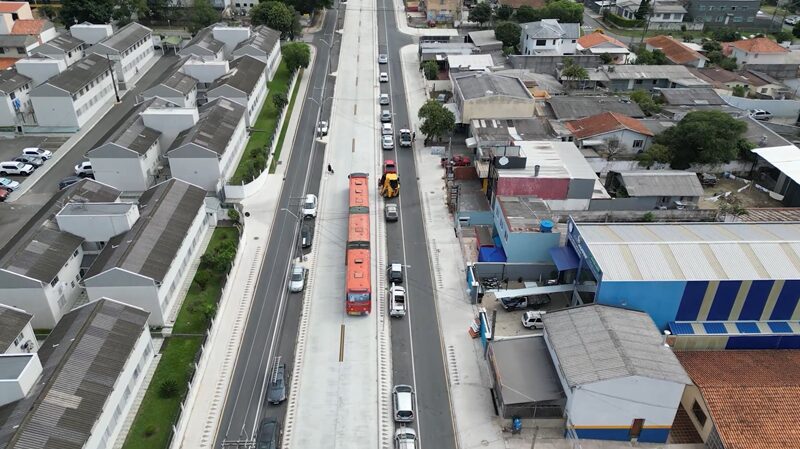 Entrega das obras dos lotes 4.1 e 4.2 do BRT Leste-Oeste no Cajuru. Curitiba, 30/03/2026. Foto: Pedro Ribas/SECOM